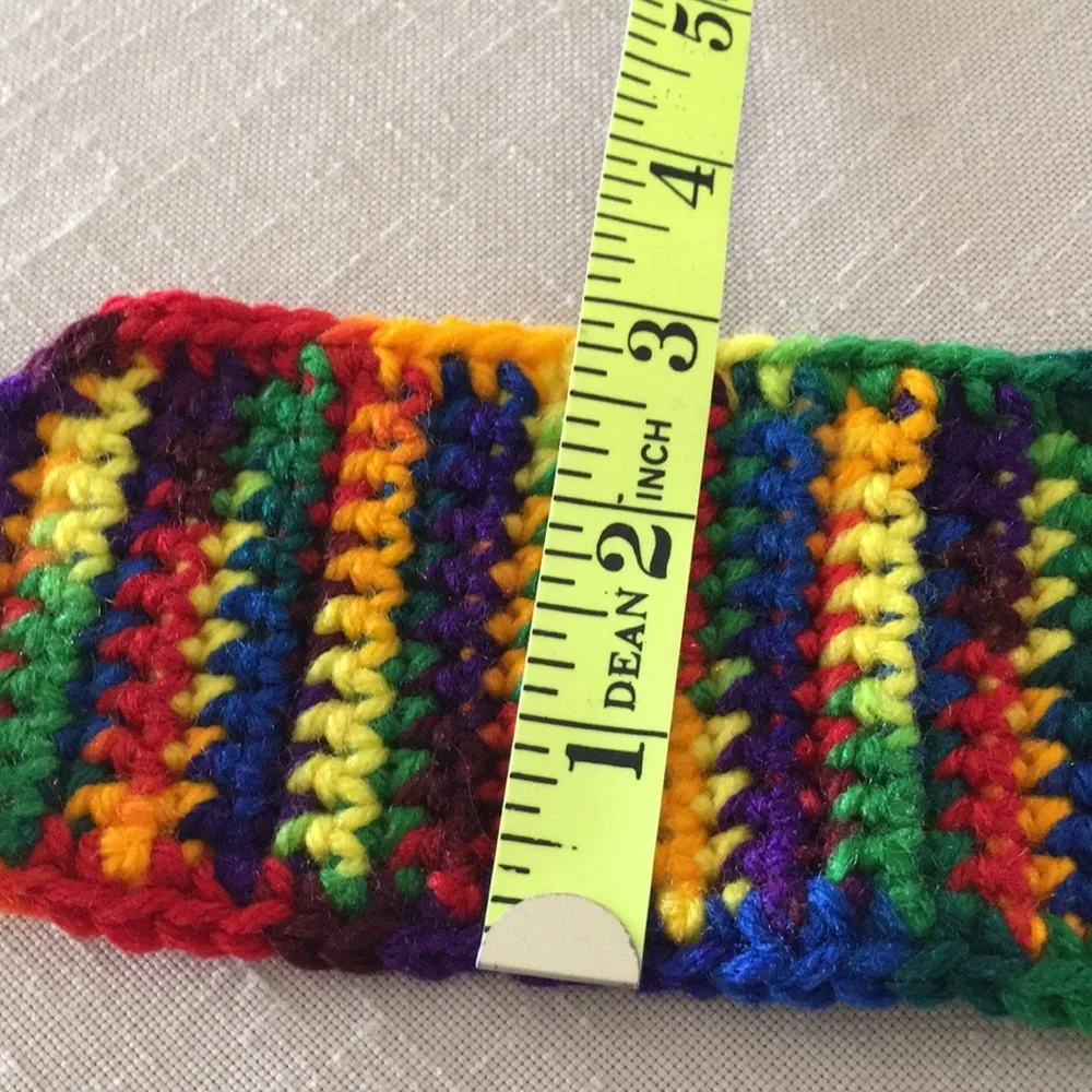 HAND CRAFTED Small Pet Cowl Crochet Colorful